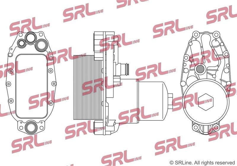 Radiator racire ulei motor, termoflot Citroen C5 08-, C6 05-12; Jaguar F-Pace 16-, Xf 08-16, Xf 15-, Xj 09-; Land Rover Discovery/Lr4 09-16, Range Rover Sport 05-13, Range Rover Sport 13-, Range Rover 12-; Peugeot 407 04-11, motor: 3.0 HDI, 9X2Q6B624BA