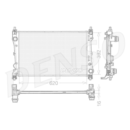 DENSO Radiator, racire motor