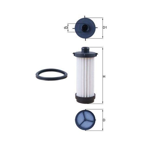 MAHLE Filtru hidraulic, cutie de viteze automata