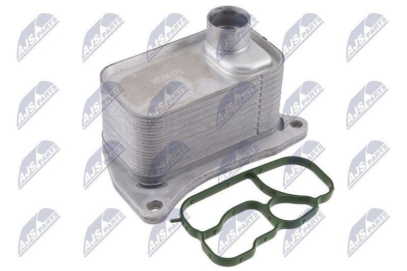 Radiator ulei VW Arteon, Golf VII, Passat B8, B9, T-Roc, Tiguan, Skoda Karoq, Kodiaq, Octavia IV, Superb III, Audi, A3, A4, A5, A6, A7, Q2, Q3, Q5, Q7, TT, Cupra Ateca, Formentor, Seat Leon, Tarraco, Porsche Macan; 06Q117021E; NTY, aftermarket