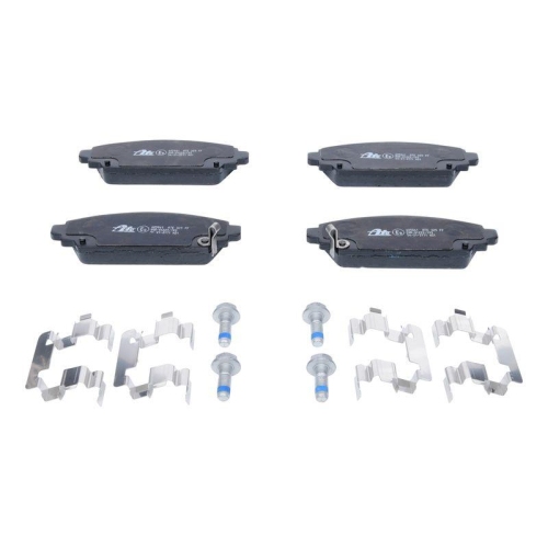 Placute frana Honda Accord 6 (Ck, Accord 6 Hatch, Civic 7 Hatchback (Eu, 1.6 1 (CG7), 1.6 LS (CG7), 1.6 (CH5), 1.7 CTDi (EP4, EU9), punte fata, cu indicator uzura acustic, ATE