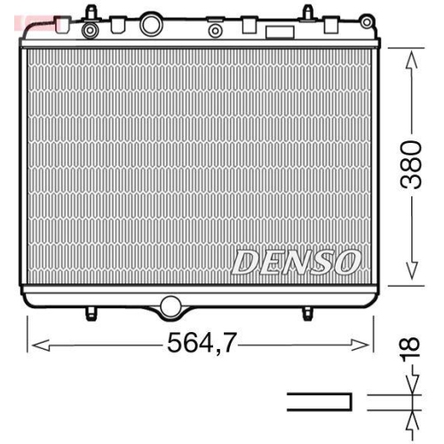 DENSO Radiator, racire motor
