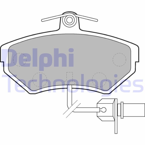 DELPHI set placute frana,frana disc