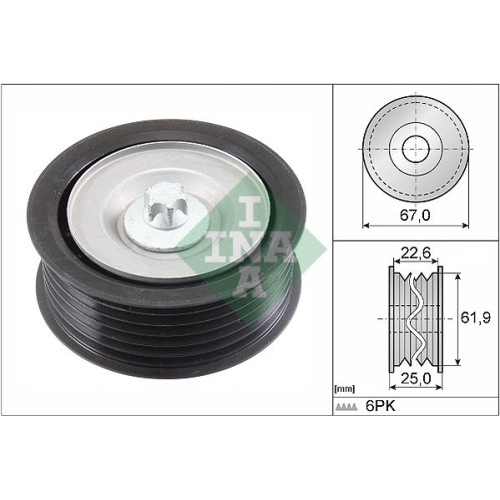 Rola intinzator curea transmisie INA 532086610