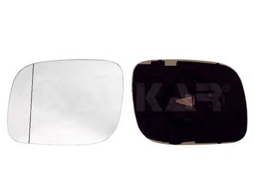 Geam oglinda, sticla oglinda Vw Touareg (7L), Alkar 6402122, parte montare : Dreapta