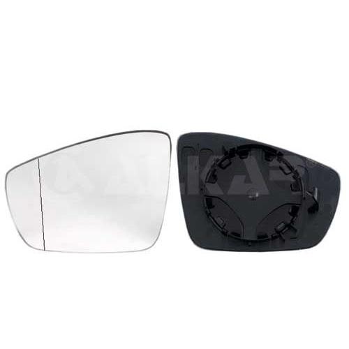 Geam oglinda, sticla oglinda Vw Polo (6r), Alkar 6402123, parte montare : Dreapta