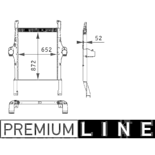 MAHLE Intercooler, compresor BEHR *** PREMIUM LINE ***