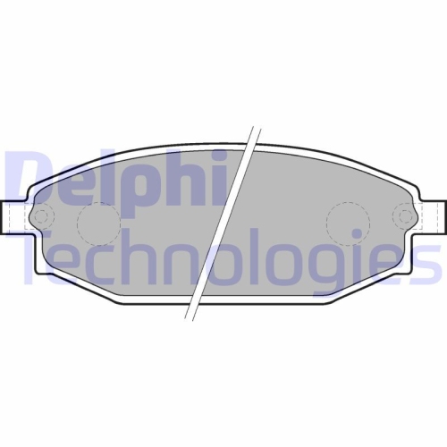 DELPHI set placute frana,frana disc
