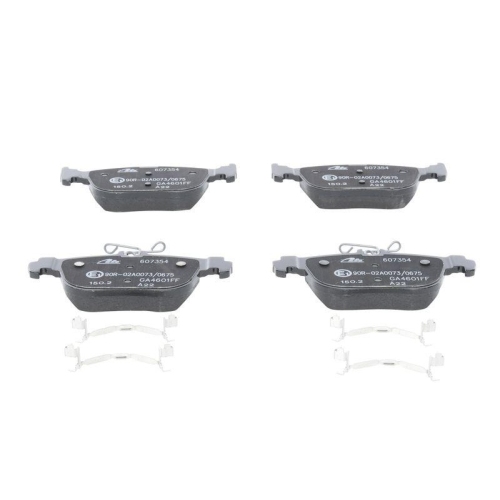 Placute frana Audi A3 Allstreet (8yh), A3 Sedan (8ys), A3 Sportback (8ya), Cupra Formentor (Km7), Leon (Kl1), Leon Sportstourer (Kl8), Skoda Octavia 4 (Nx3), VW Caddy California 5 (Sbb), Golf 8 (Cd1), punte spate, ATE