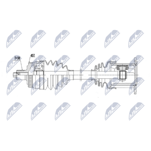 Planetara Audi A4 B7 2.0tfsi Quattro 200km 2004-2008, Fata, Dreapta, CV Automata A6, 8E0407272BN