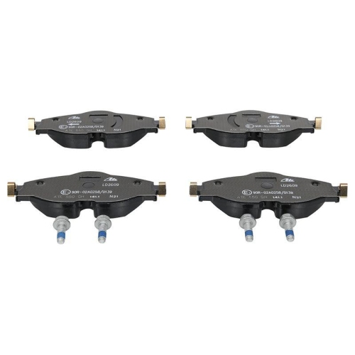 Placute frana Audi A1 Allstreet (Gbh), A1 Sportback (Gba), Q3 (F3b), Q3 Sportback (F3n), Skoda Karoq (Nu7), VW Arteon (3h7), Caddy California 5 (Sbb), Caddy 5 (Sba), Polo 6 (Aw1), T-Roc (A11), Up! (121), punte fata, ATE