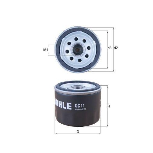 MAHLE Filtru ulei