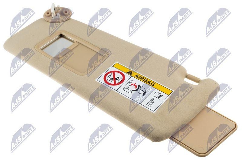 Parasolar Toyota Land Cruiser Prado 2009-; partea stanga, bej; 74320-0G030-A0; NTY, aftermarket