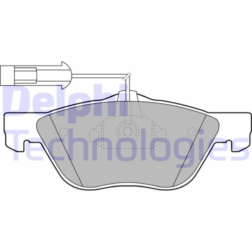 DELPHI set placute frana,frana disc