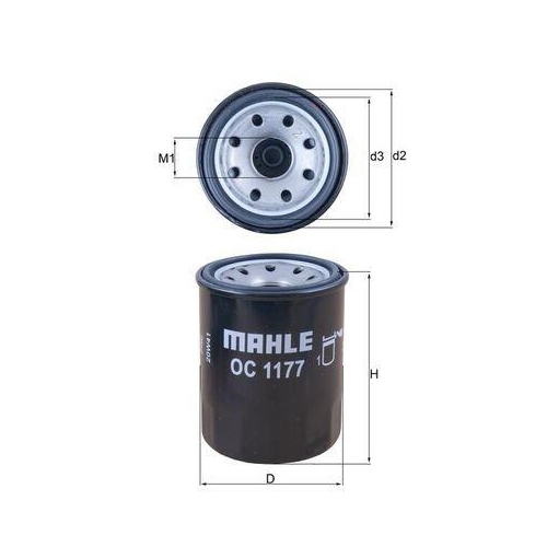MAHLE Filtru ulei