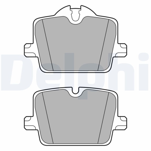 Set placute frana spate DELPHI, Bmw Seria 3 (G20/G21, G80/G81), 2018-, Z4 Roadster (G29), 11.2018-, spate; Pentru diametru diSC frana [mm] : 330; puntea spate; Sistem de franare : STANDARD