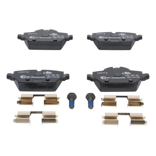 Placute frana Bmw 1 (E81), 1 (E87), 3 (E90), 3 Coupe (E92); Mini Mini Countryman (R60), Mini Paceman (R61), punte spate, vehicule fara frane Performance; fara senzor avertizare uzura; pregatit pentru senzor uzura; ATE
