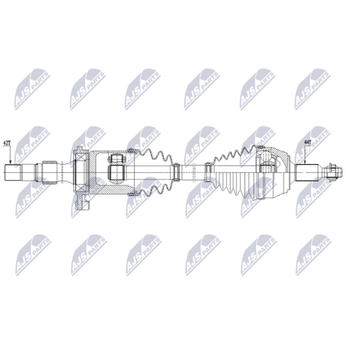Planetara Vw Crafter 2017-, Dreapta, Tip 2, 2N0407272R