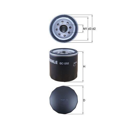 MAHLE Filtru ulei
