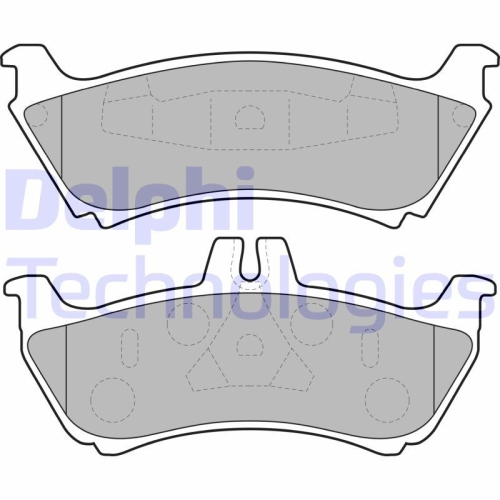 DELPHI set placute frana,frana disc