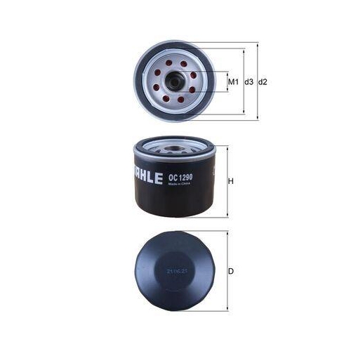 MAHLE Filtru ulei