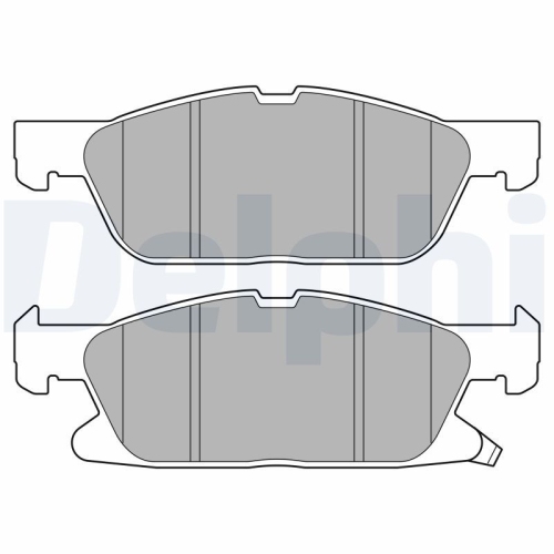 Set placute frana fata DELPHI, Ford Focus IV (Hn), 01.2018-, Focus IV Combi (Hp), 09.2018-, Fata; puntea fata
