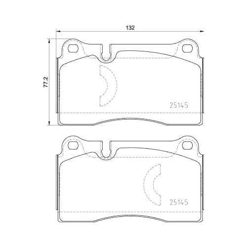 Placute frana Audi A3 Sportback (8pa) 09.04-12.15, Tt (8j3) 07.06-01.15 ; Cupra Ateca (Kh7 Khp Kbp) 09.18-, Formentor (Km7) 07.20-, Leon (Kl1 Ku1) 09.20-, Leon Sportstourer (Kl8 Ku8) 09.20-; Seat Ateca (Kh7 Khp) 04.16-, Leon (5f1) 09.12-05.21, Leon (Kl1)