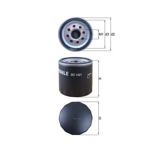 MAHLE Filtru ulei