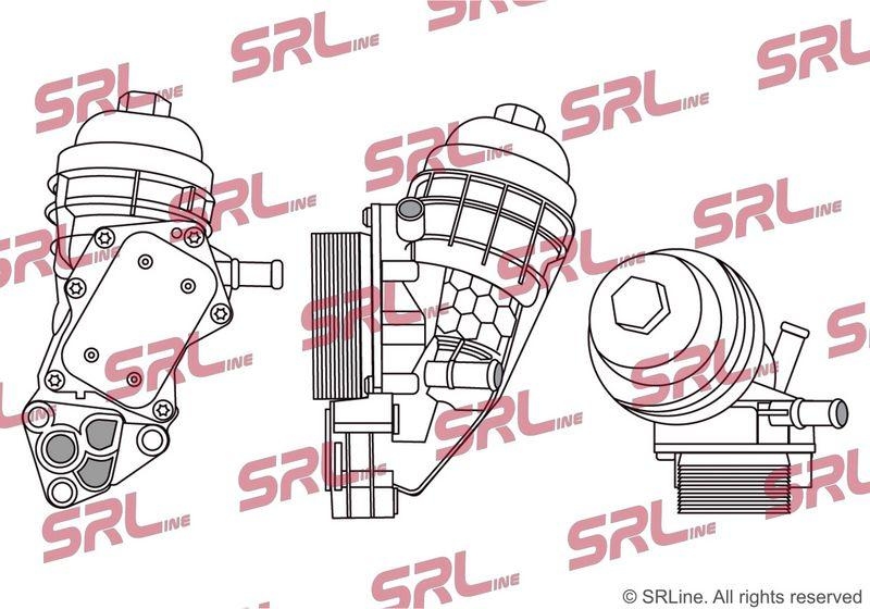Radiator racire ulei motor, termoflotMercedes A (W176/W177) B (W246/W247) C (W205) CLA (C117/C118) GLA (H247/X156) GLB (X247) SLK/SLC (R172), 1.6 T, 2.0 T, 2601800100; 2601800400