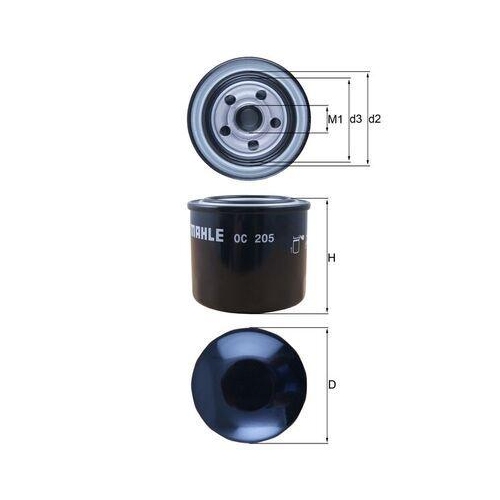 MAHLE Filtru ulei