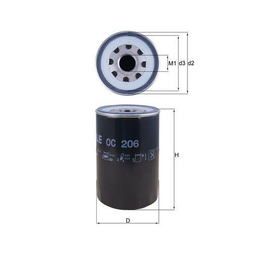 MAHLE Filtru ulei