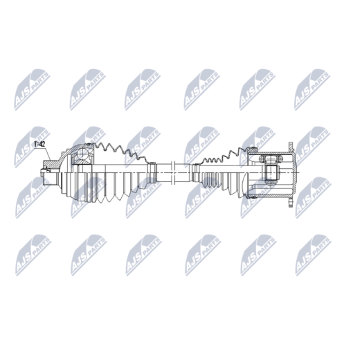 Planetara Audi A6 C7 CV Manuala, CVt 2.0tdi, 3.0tdi, 2.0tfsi Hybrid 2011-, A7 3.0tdi CVt 2010-, Fata, Stanga, Dreapta, 4G0407451AX