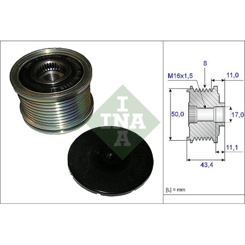 Fulie alternator INA 535010810