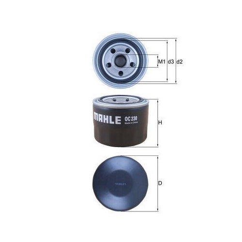 MAHLE Filtru ulei