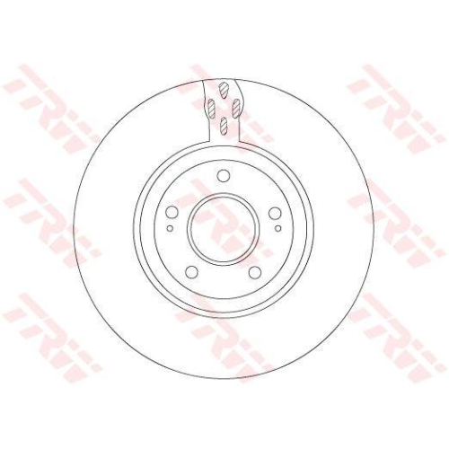 Set disc frana Mitsubishi Lancer 7 (Cs A Ct A) 01.00-12.13, Fata, 320X32mm, ventilat, TRW