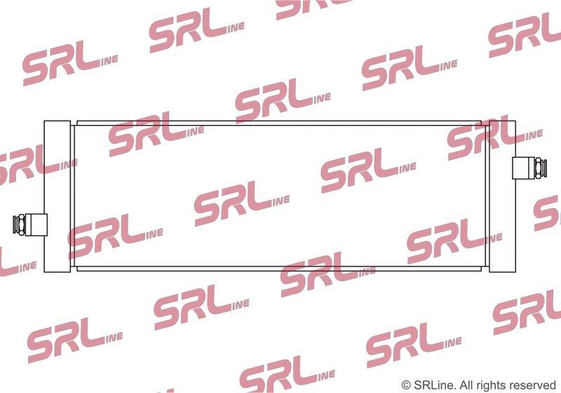 Radiator racire ulei motor, termoflot Mercedes Gl/Gls (X166) 12-, M/Gle-Class (W166) 12-/15-, motor: 5.5 V8 T, 475x140x22, SRLine, miez si rezervor din aluminiu brazat, 1665000700; A1665000700