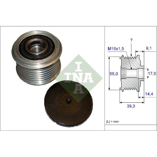 Fulie alternator INA 535014210