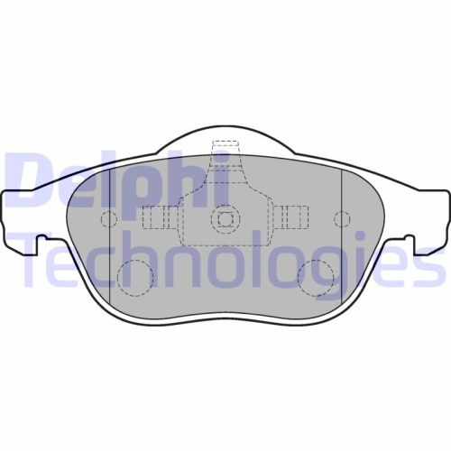 DELPHI set placute frana,frana disc