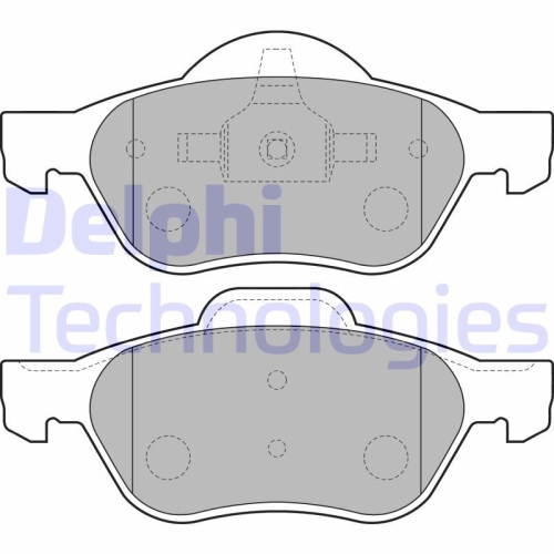 DELPHI set placute frana,frana disc