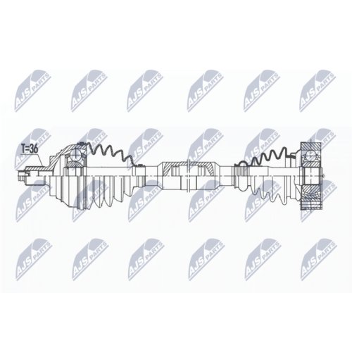 Planetara Vw Golf V, Vi, Vi, Passat 05-10, Touran 03-10, Caddy 3 04-, Jetta Iii, 4 04-, Skoda Octavia Ii, 3 04-, Superb 2 08-, Yeti 09-, Audi A3 03-, Seat Leon 05-, Toledo 04-, Altea, Xl 04, 1K0407272QN