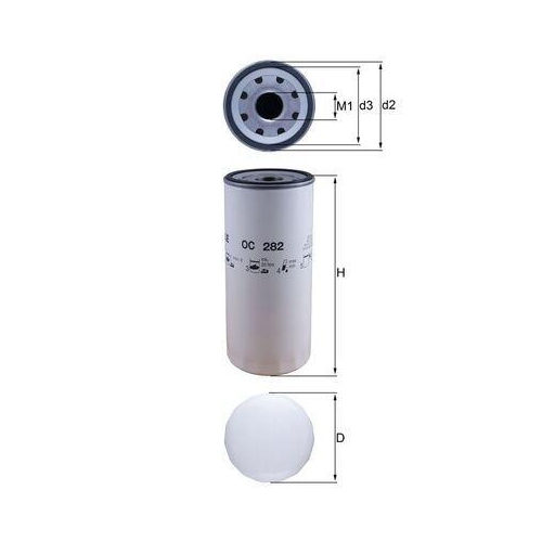 MAHLE Filtru ulei