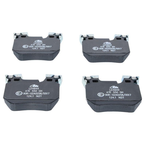 Placute frana Bmw 1 Convertible (E88), 1 Coupe (E82), 135 i, punte spate, fara senzor avertizare uzura; pregatit pentru senzor uzura; ATE