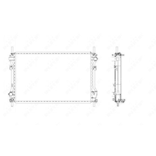 Radiator racire motor Nrf 509696