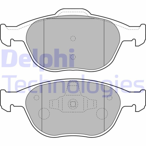 DELPHI set placute frana,frana disc