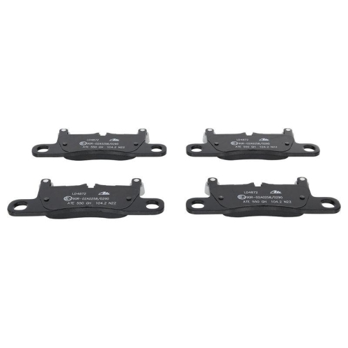 Placute frana Porsche Cayenne (92a); Vw Touareg (7p5, Touareg Van (7p5), 3.0 Diesel, 3.6, 3.0 V6 TDI, 3.6 V6 FSI, 3.0 TDI 4motion, punte spate, fara senzor avertizare uzura; pregatit pentru senzor uzura; ATE