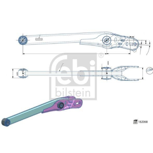 FEBI BILSTEIN Brat, suspensie roata