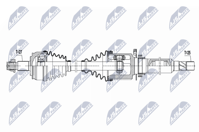Planetara Alfa Romeo Giulietta 1.4 TB, 1.6 JTDM 2010-; partea dreapta, cutie viteze manuala; 5186989; NTY, aftermarket