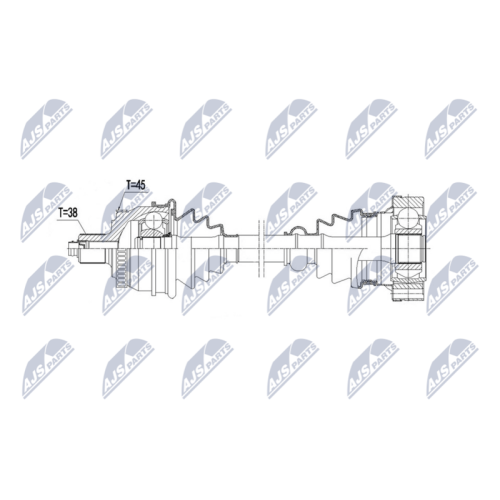 Planetara Audi Quattro A6 C5, Allroad 1997-, Spate, Stanga, Dreapta, CV Manuala, CV Automata, 4B0501203CX