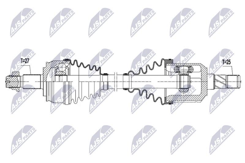 Planetara Alfa Romeo Giulietta 1.4 TB, 1.6 JTDM 2010-; partea stanga, cutie viteze manuala; 5186989; NTY, aftermarket