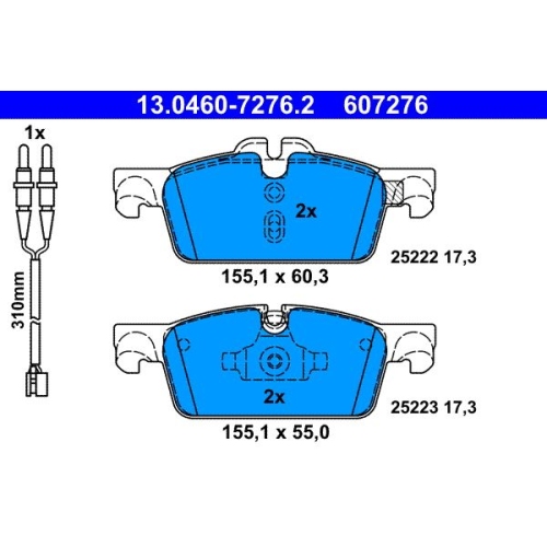 ATE set placute frana,frana disc